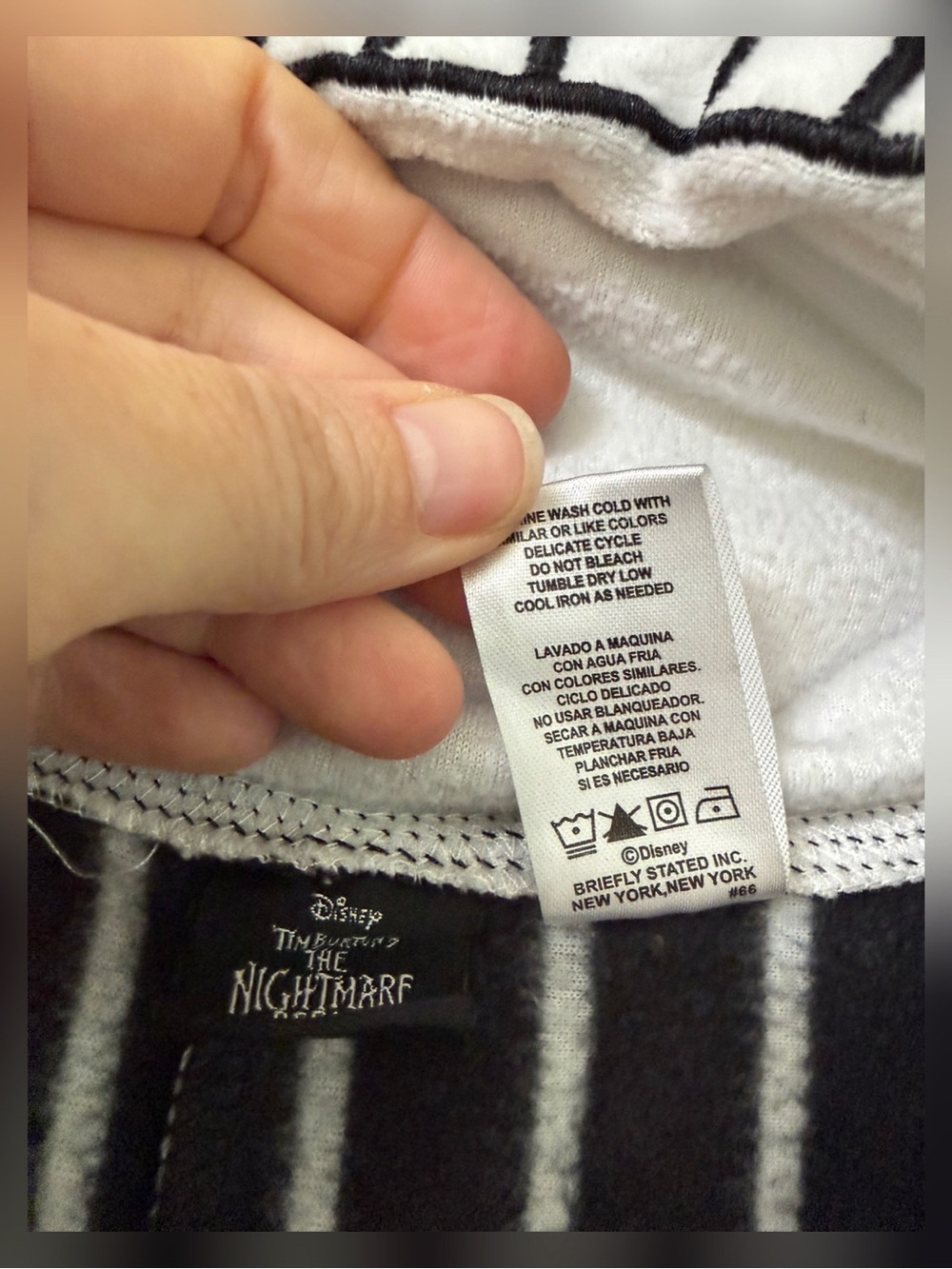 Disney The Nightmare Before Christmas Jack Skellington Onesie Costume - L - Picture 8 of 10